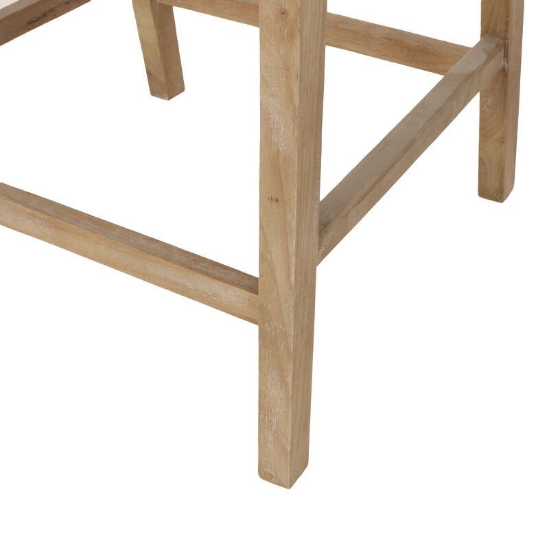 Christopher Knight Home Oneida Upholstered 25.5 inch Wood and Cane Counter Stools (Set of 2) image number 9