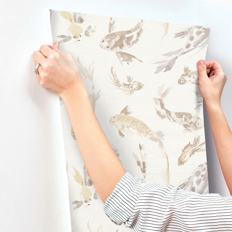 Koi Metallic Fish Wallpaper image number 2