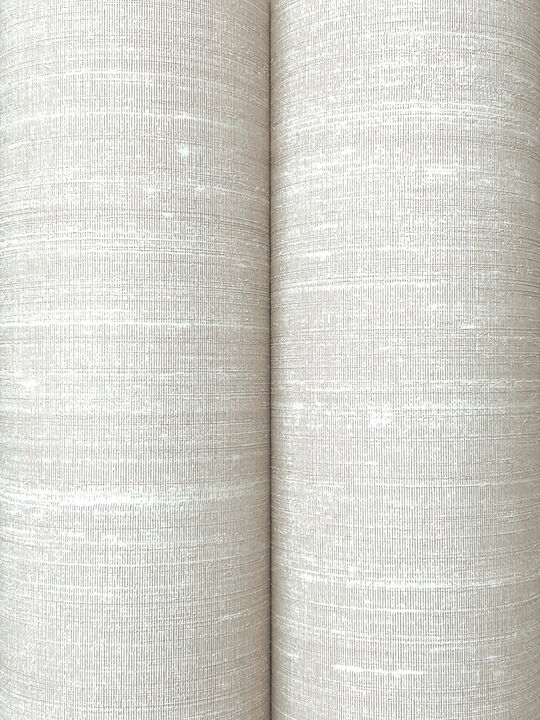 Sari Silk Cream Faux Fabric Wallpaper