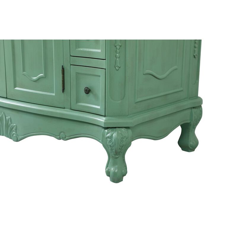 Elegant Kitchen and Bath 42 inch Single Bathroom vanity in vintage mint