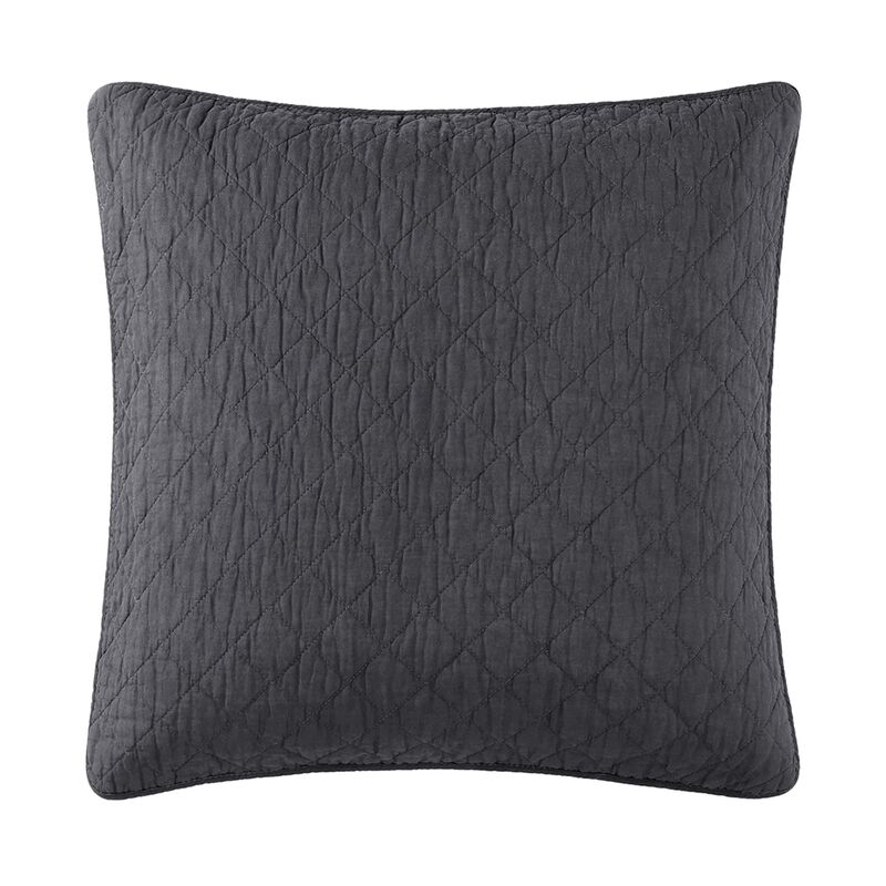 Cotton Comfort Charcoal Euro Sham image number 0