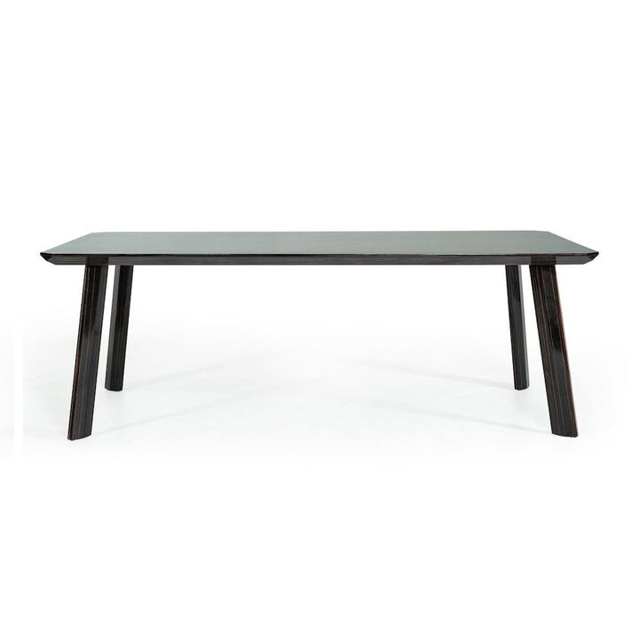 Modrest Chadwick Modern Ebony & Rosegold Dining Table