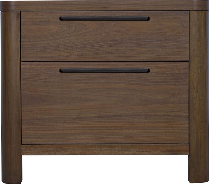 Totes Two Drawer Nightstand in English Walnut