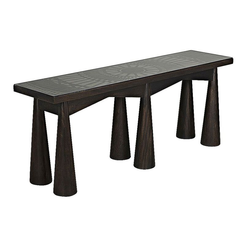 Tutankhamun Console, Ebony Walnut