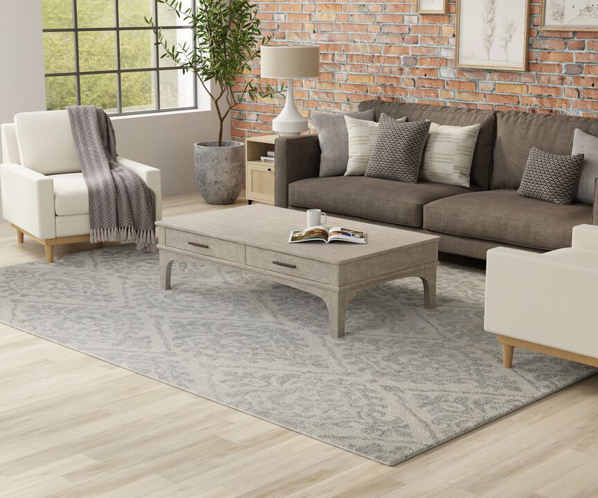 Belfort 8A29F Gray 5' x 8' Rug