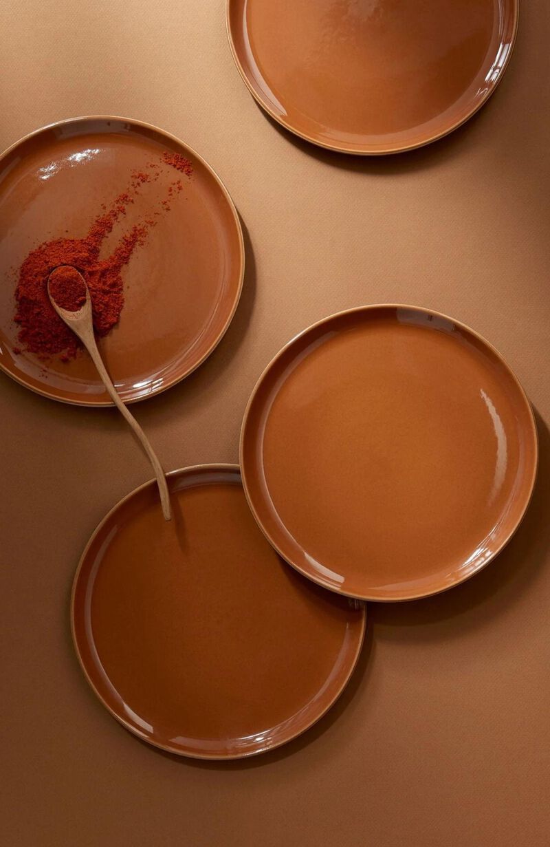 S/4 Tunisian Side Plate - Terracotta image number 2