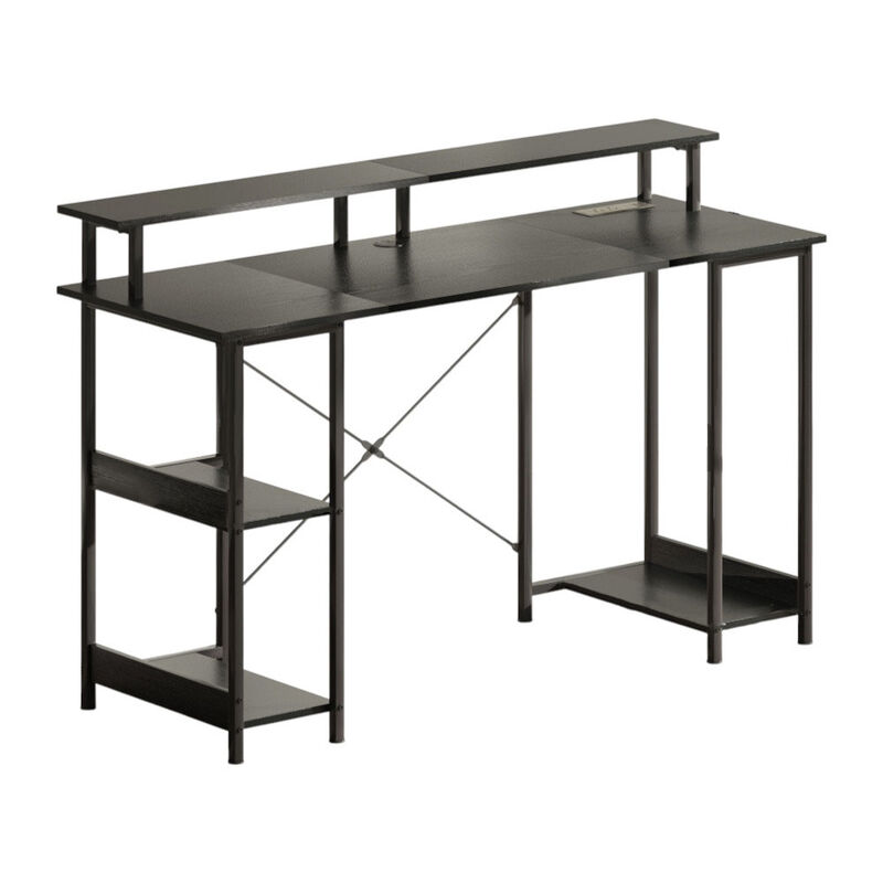 Modern Computer Desk &ndash; Spacious, Ergonomic Design with Storage for Home Office