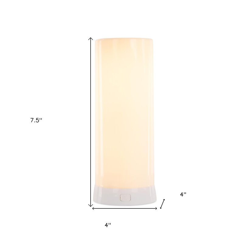 HomeRoots 8" Orange Flameless Designer Candle image number 3