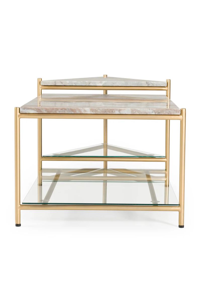 Beige Marble Coffee Table | OROA Modern Mosk image number 5