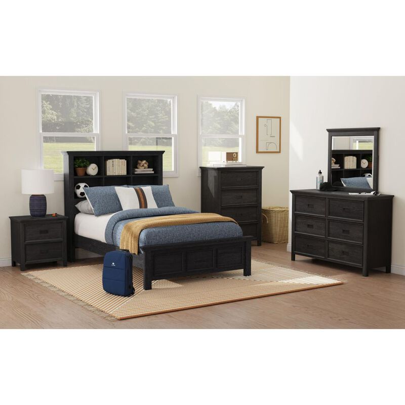 Hampton Charcoal Nightstand image number 1