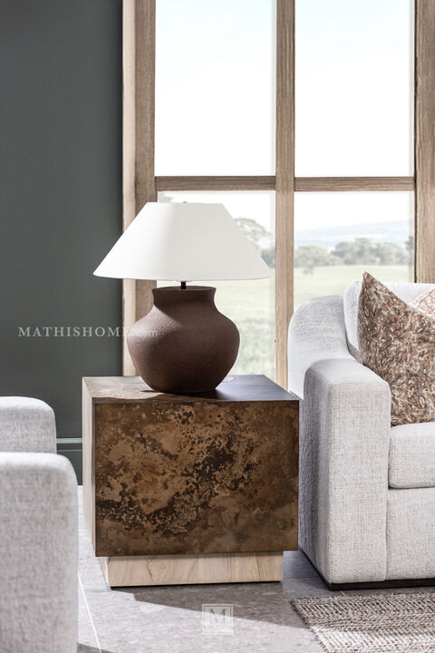 Heritage Aurum Aged Side Table