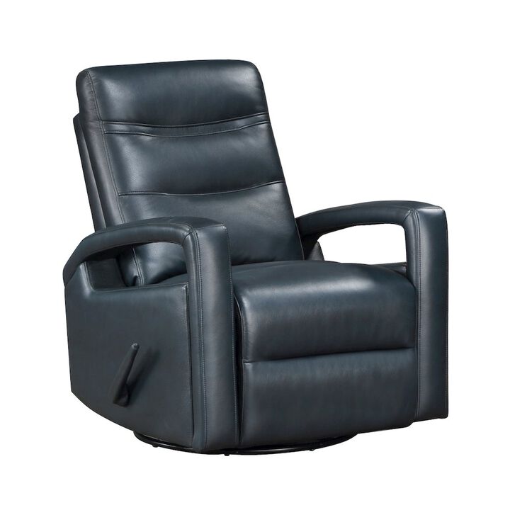 Lexicon Camden Faux Leather Swivel Glider Reclining Chair