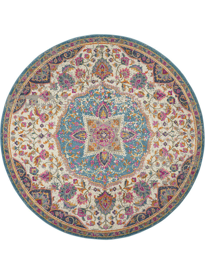 Passion PSN22 Ivory/Multicolor 5'3" x 7'3" Rug image number 0