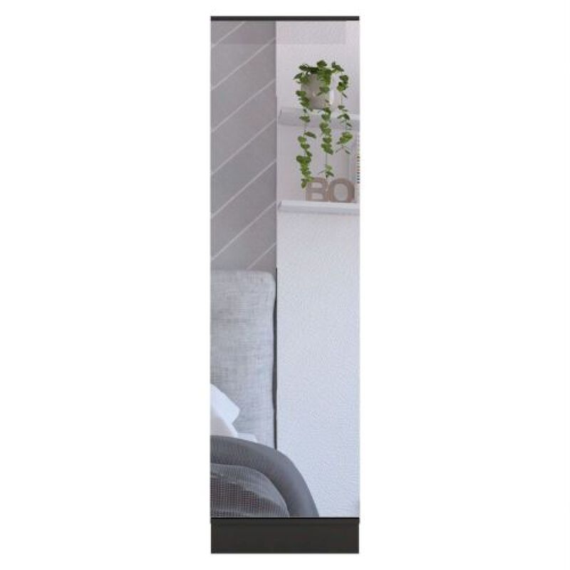 Streamdale Leto Shoe Cabinet with Mirror and Shelves image number 6