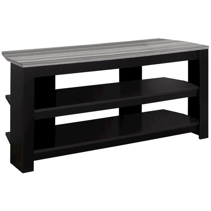 Tv Stand, 42 Inch, Console, Media Entertainment Center, Storage Shelves