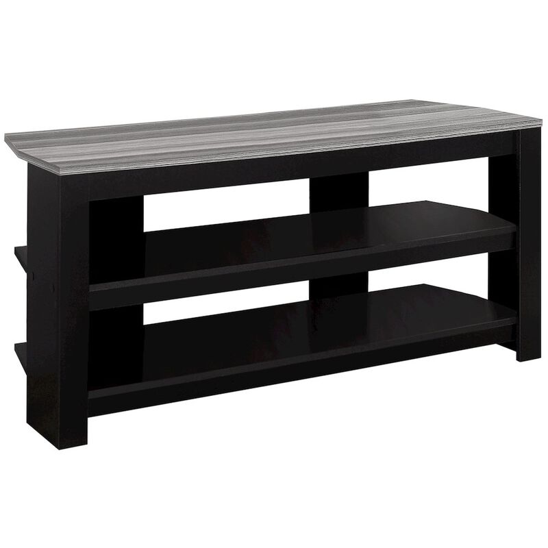 Tv Stand, 42 Inch, Console, Media Entertainment Center, Storage Shelves