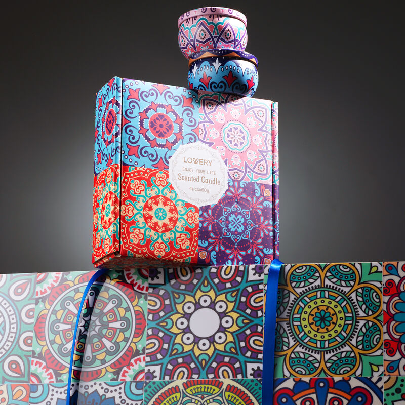 4-Pc. Travel Candle Gift Set - Coconut, Vanilla, Lavender, Citrus Scents image number 2