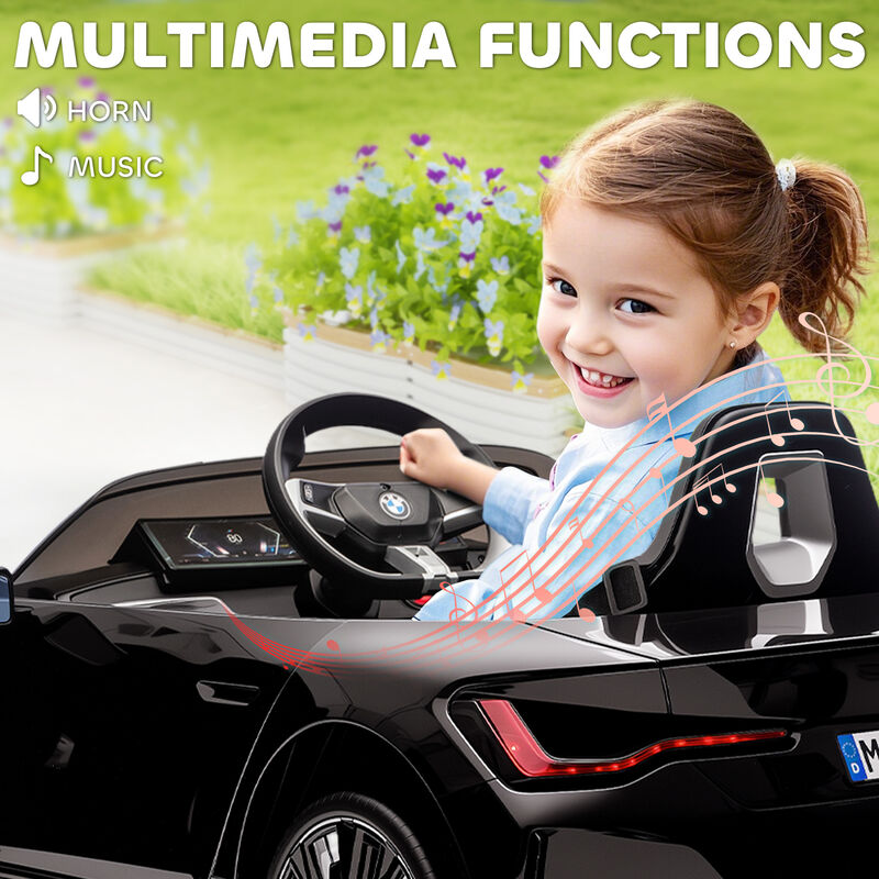 BreeBe 12V Electric Car for Kids with 2.4G Remote Control, Suspension image number 6