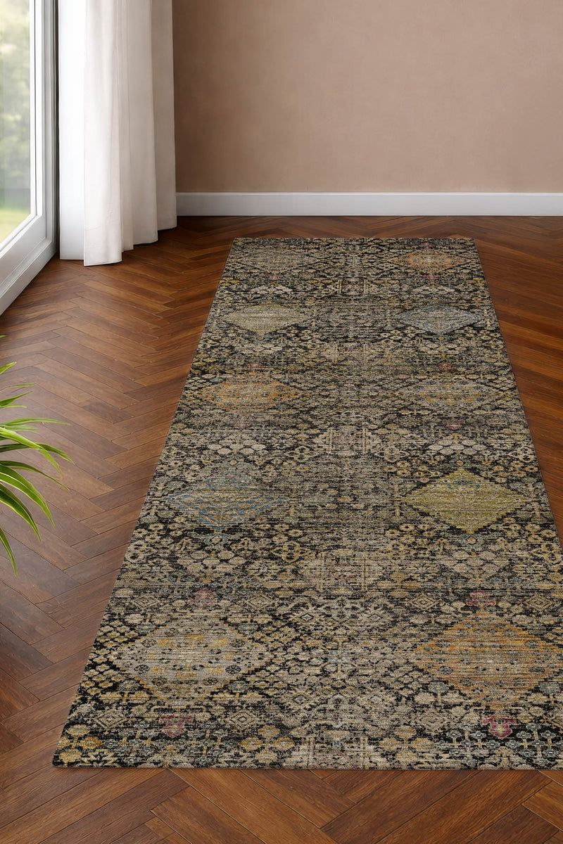 Aristo AR1 Black 9' x 12' Rug image number 4