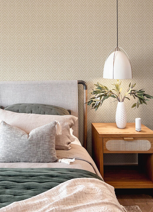 Glynn Wheat Chevron Wallpaper (Set of 2)