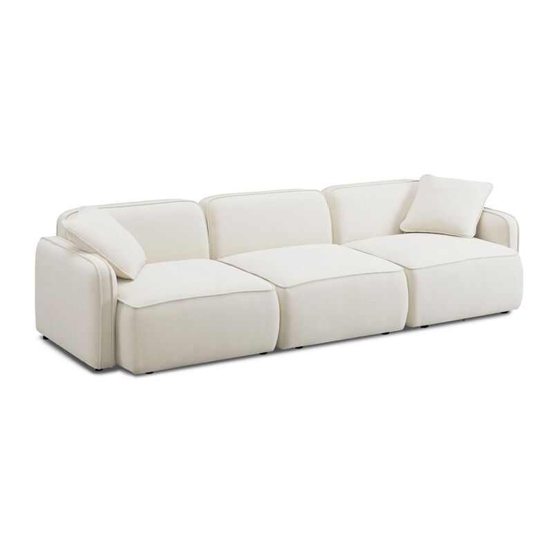 Travie Sand Upcycled Linen Modular Sofa image number 0