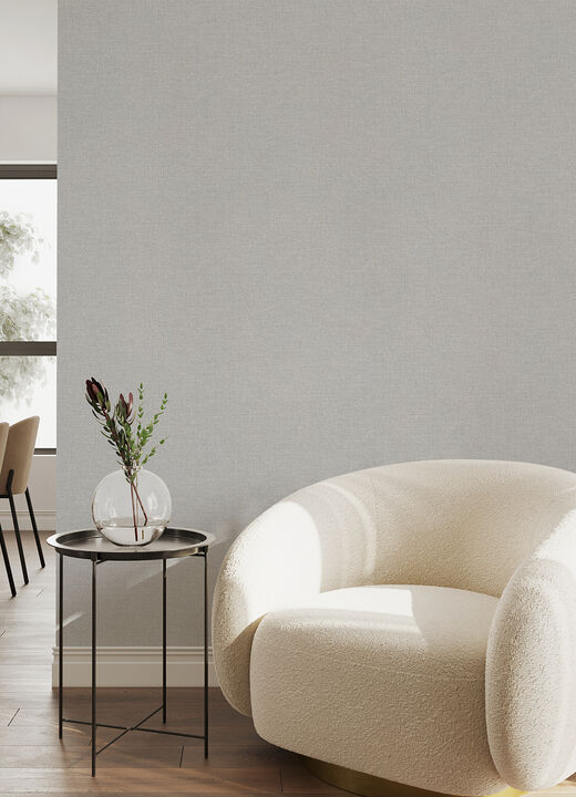 Glen Light Grey Texture Wallpaper (Set of 2)