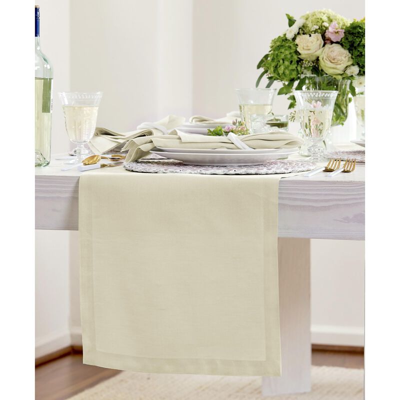 Solino Home 100% Pure Linen Table Runner - Fete