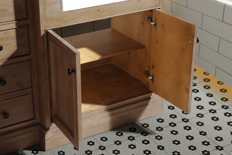 Kelly 72" Bathroom Vanity Weathered image number 3