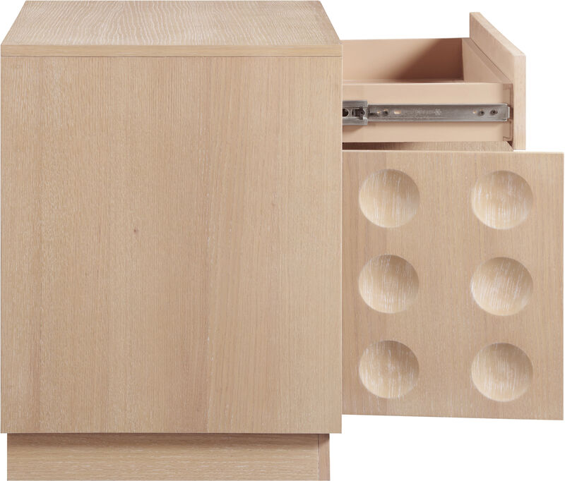 Meridian Furniture Compass Natural Night Stand image number 5