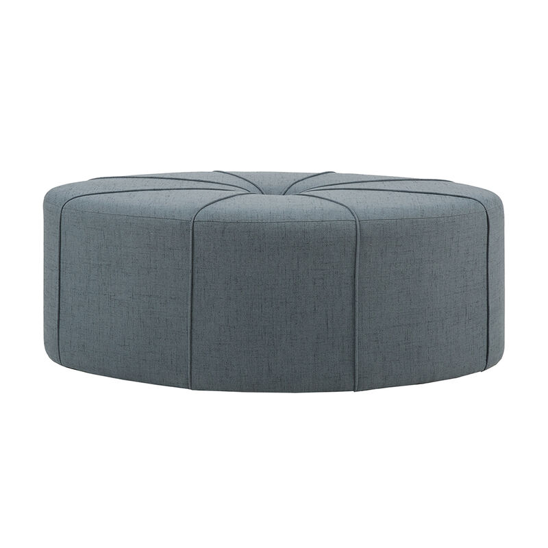 Gracie Mills Karley Thick Welted Oval Ottoman