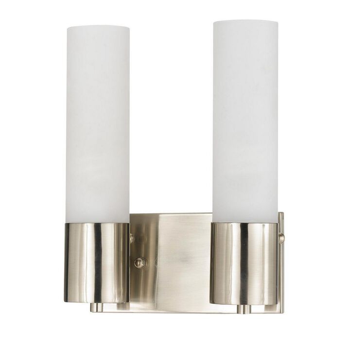 Cylindrical Dual Lighting Wall Lamp with Switch, Set of 2