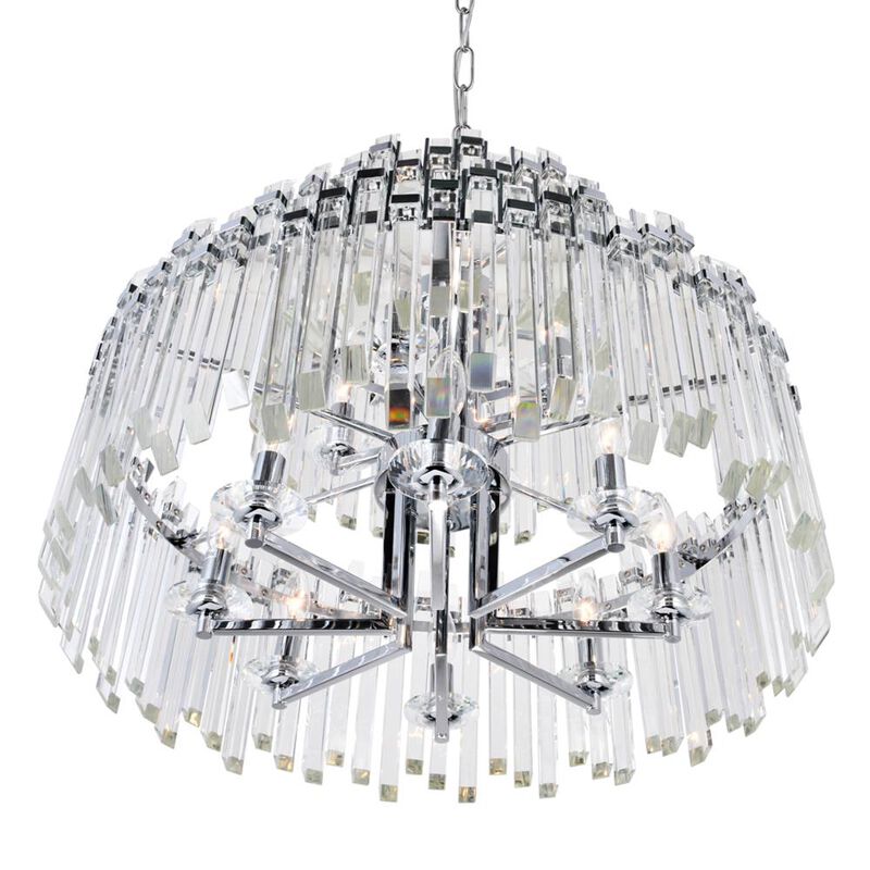 Henrietta 12 Light Chandelier With Chrome Finish