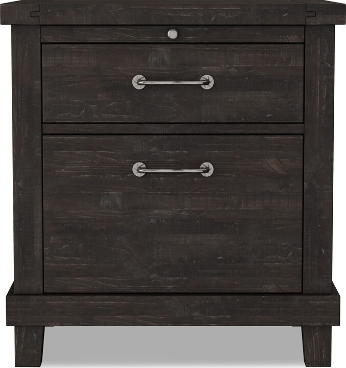 Yosemite Solid Wood Nightstand in Cafe