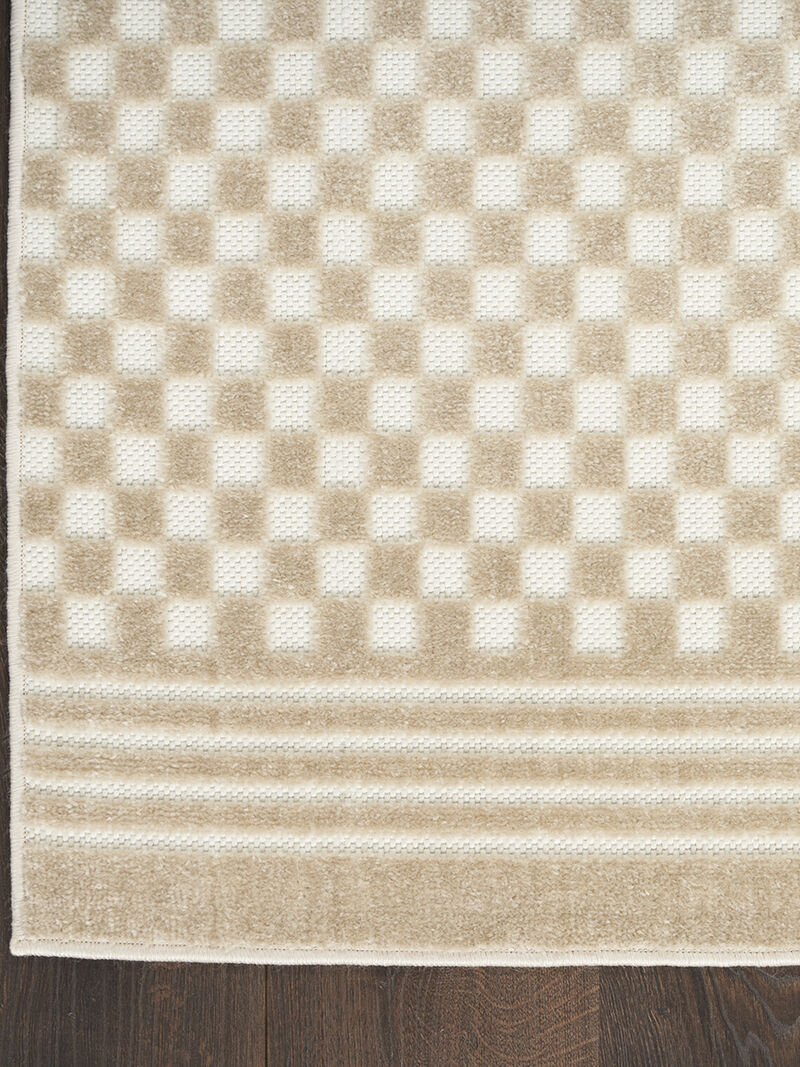 Care Free CAF02 Beige 3'11" x 5'11" Rug