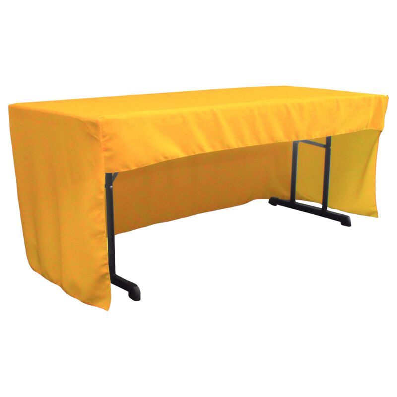 Polyester Poplin Open Back Tablecloth 72x30x30 Inch for Display Tables image number 0