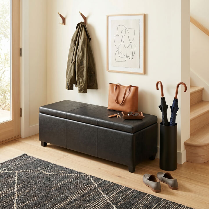 Avalon Storage Ottoman Bench