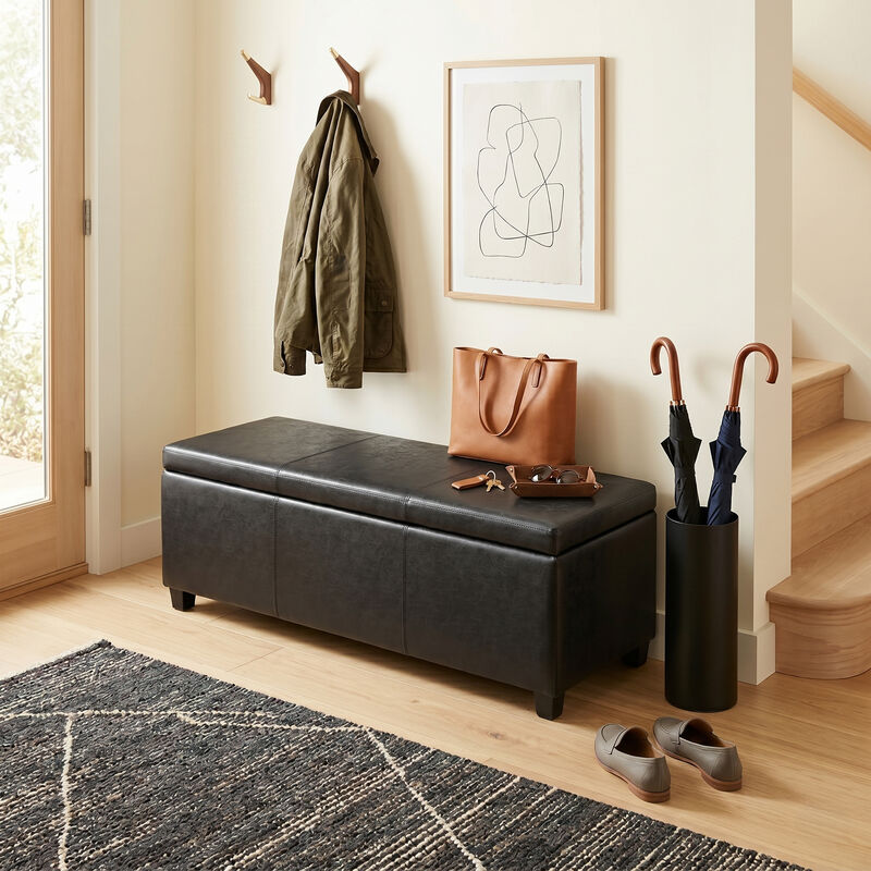 Avalon Storage Ottoman Bench image number 1
