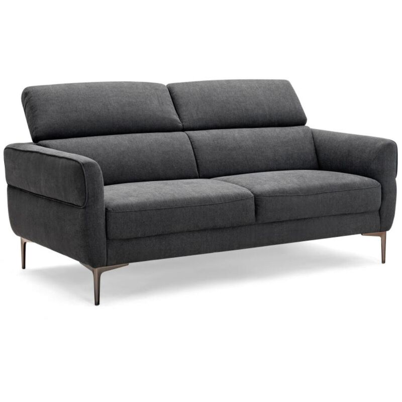Hivvago Modern Fabric Loveseat Sofa Couch with Adjustable Headrest image number 0