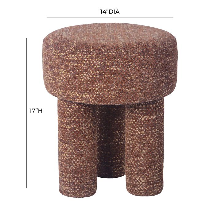 Casafoyer Claire Sedona Brown Knubby Stool