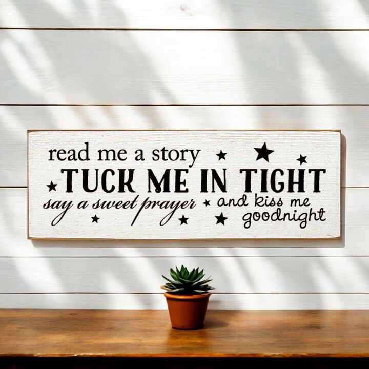 Rustic Knotty Pine Hanging Wall Sign with Story Quote Decorative Home Accent Plaque