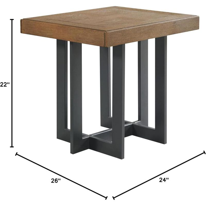 22" End Table in Dune