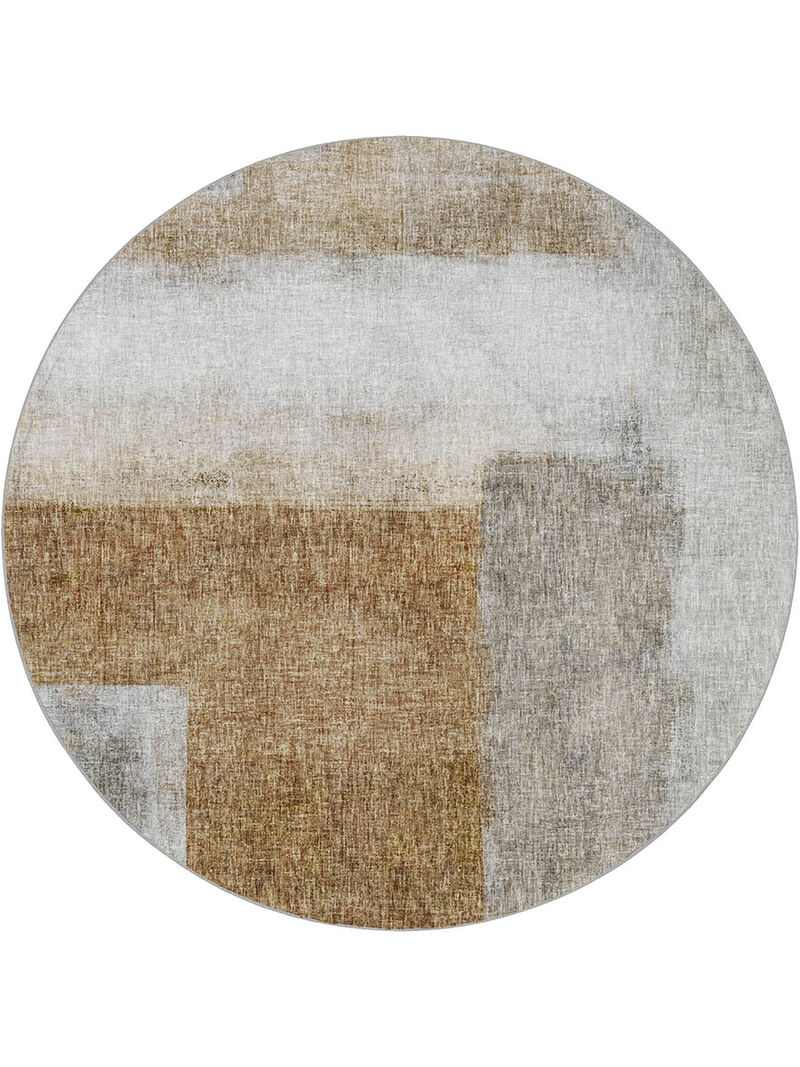 Boca BO1 Brown 8' Round Rug