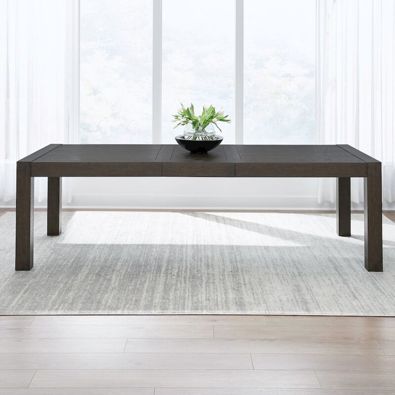 Liberty Furniture Rectangular Table for Dining Room with Self Storing Leaf - Satin Espresso Oak image number 7