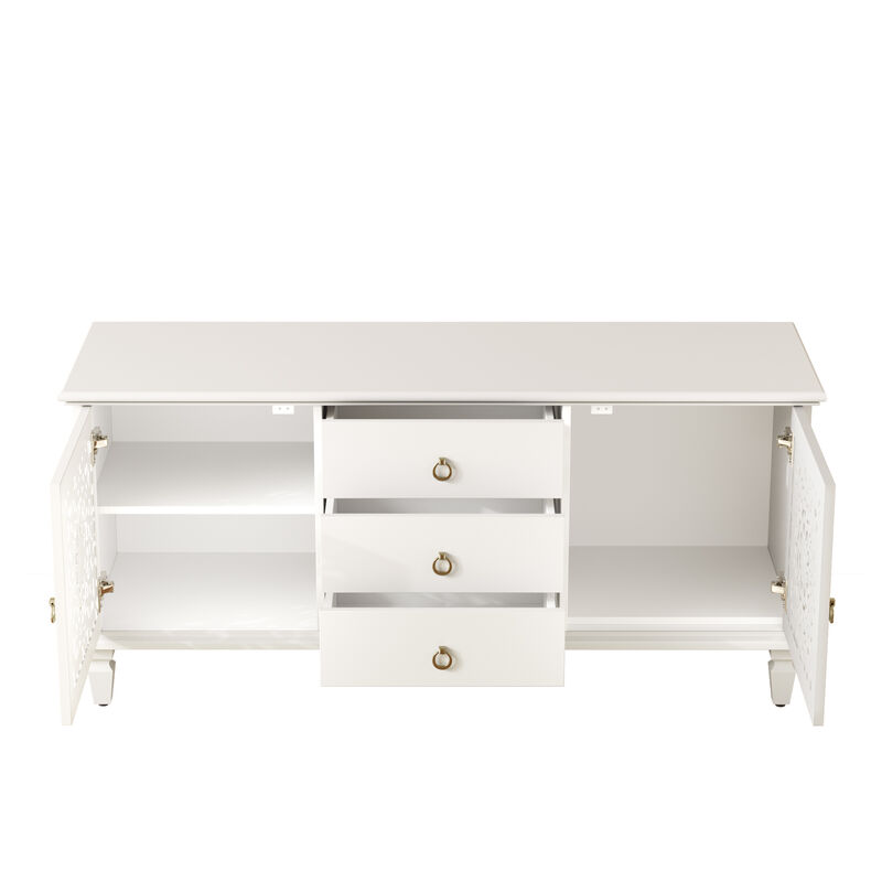 Zuggor Retro TV Stand Sideboard image number 7