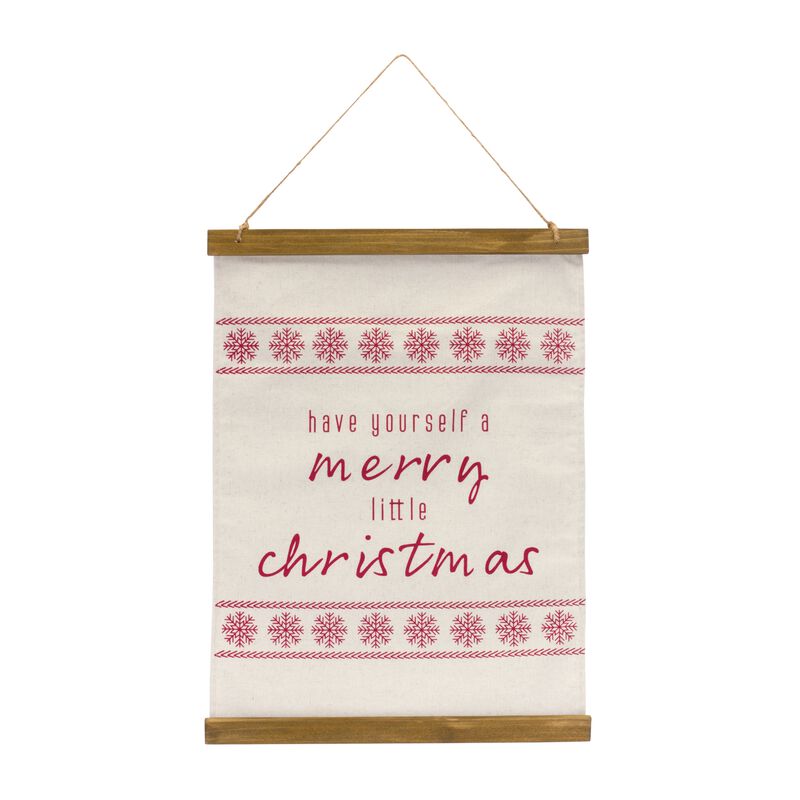 Polyester Merry Christmas Banner for Festive Seasonal Display