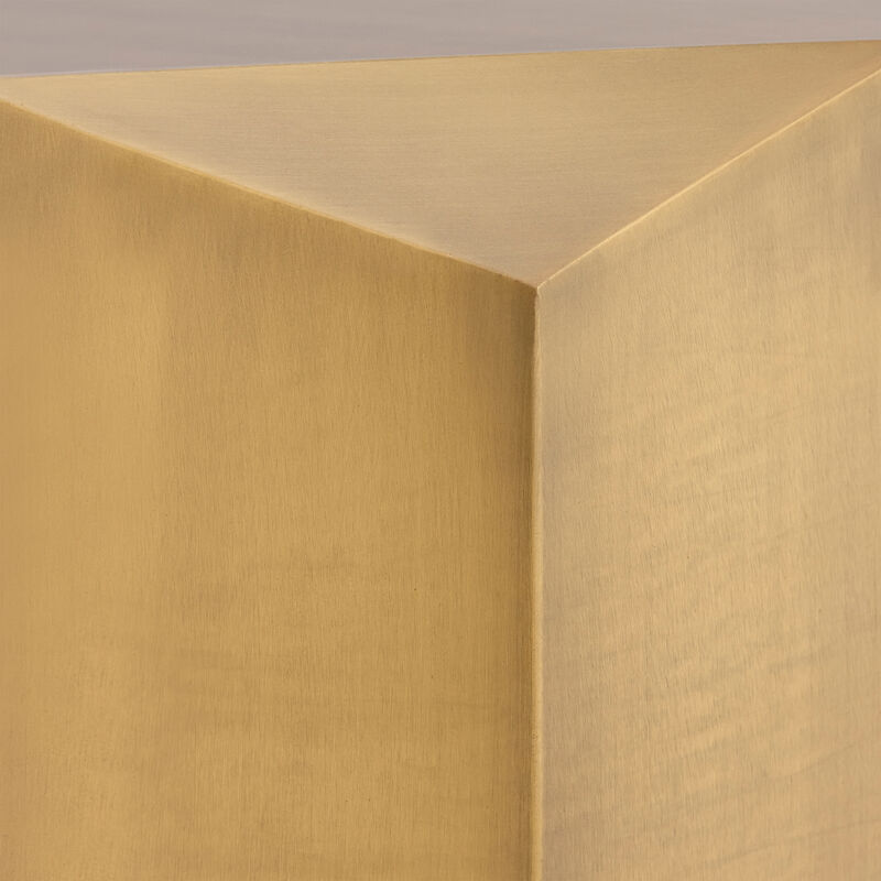 Lorvique Gold Hexagon Coffee Table image number 5