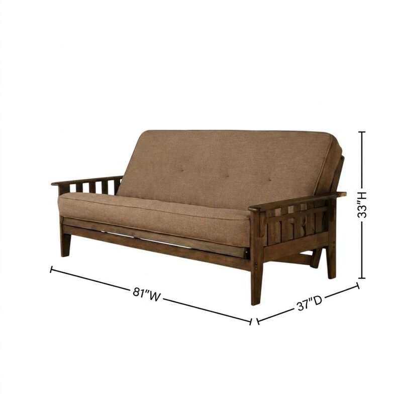 KODIAK Tucson Frame-Rustic Walnut Finish-Mattress image number 5