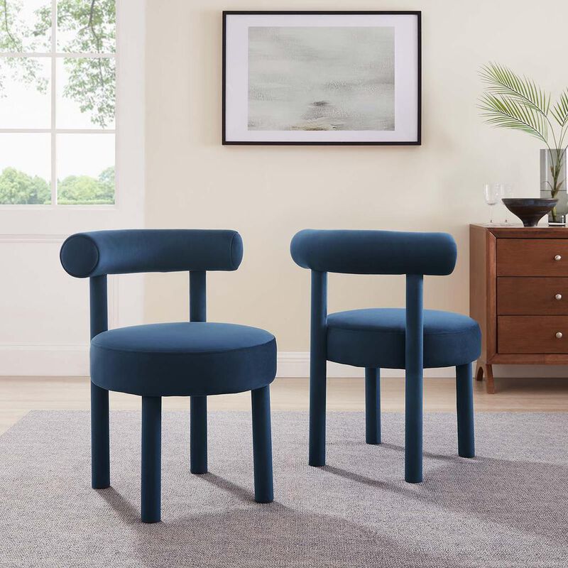 Toulouse Performance Velvet Dining Chair - Set of 2 image number 9