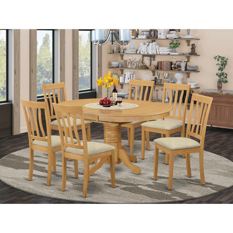 7 Pc Dinette Table set - Kitchen dinette Table and 6 Dining Chairs