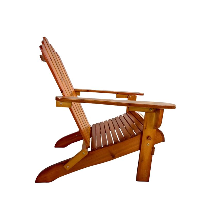 Hivvago Wood Adirondack Folding Chair image number 5